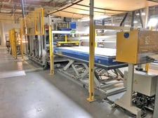 Wemhoner #Professional-3000, membrane press w/ pin system, Siemens S7 PLC Control, 2004