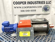 12" x 8" KICE #FR10-12, rotary airlock, 13-1/2" H in to out, Stainless Steel, 1.5 HP EP.NA inverter, 1730
