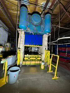 500 Ton, Danly #S2-500, mechanical press, 72" x 48" bolster, 16" stroke, Press-Master PM-1 controls