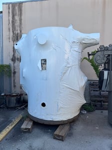 130 HP Fulton #VMP-130, 150 psi high-pressure steam boiler, Natural Gas, 4485 PPH, 2010