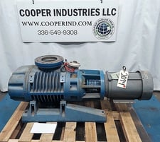 Leybold-Heraeus #WA-2000-PD, Vacuum Booster Pump/Blower, 6" Inlet/Outlet w/11" Flange, 10 HP, 3455 RPM