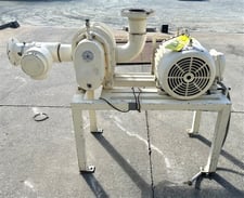 MAC, Blower Package w/Fuller Company 5M-V Blower, 4" diameter Inlet/Outlet w/9"dia. Flanges, 10 HP, 1750 RPM