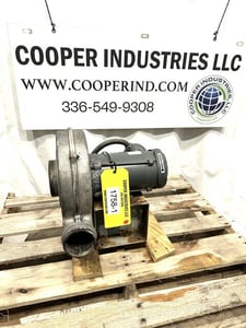 Cincinnati Fan #PB-9, Blower, cast aluminum, 4.5" diameter Inlet, 4" diameter Outlet, 0 HP, 3450 RPM