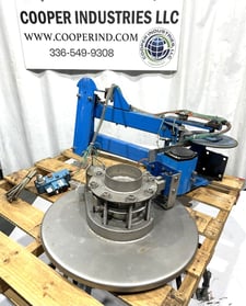 Taylor Magnum #IBC-3000, Drum Filler Attachment, 26" diameter Drum Cover, 4" Dust Port, 6" Inlet/Outlet Valve