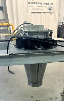 Bulk Bag/Box Filler Loader w/Salina Knife Gate, 8" diameter Inlet, 84" x 25" Support Frame