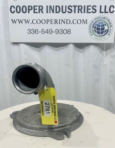 Semco Premier, pneumatics truc, Aluminum, 18.5" I.D. Inlet Cover, 5.5" O.D. Coupling, 4.5" I.D. 90 deg. Tube