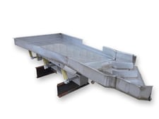 46" wide x 7' long, Allen-Bradley Fruit Co., Vibrating Conveyor, Stainless, 6" deep, 1.5 HP, 230/460 V