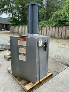 American Process #PO50-4721, Bag Compactor, Compressed Air Actuated, 2003
