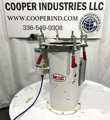 MAC, Small Pulse Jet Dust Collector, carbon steel, Parts Only, 10" diameter X 22" tall