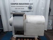 3250 cfm, Viron, Fiberglass Fan, 15.25" I.D. & 15.75" O.D. Inlet, 11.5" x 15.25" Outlet, 5 HP, 2934 RPM