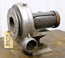 Image for American Fan Co. #AF-9, Cast Aluminum Blower, 4.5" diameter Inlet, 4" O.D. Outlet, 1 HP, 3450 RPM, 208-230/460 V