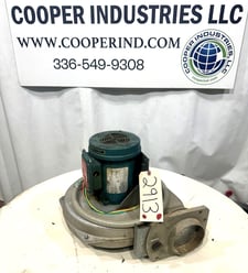 Cincinnati Fan #PB-10A, Blower, Cast Aluminum Housing, 5.5" diameter Inlet, 5" diameter Outlet, 1 HP, 3450