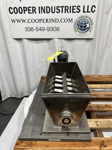 Stainless Steel Jacketed Ingredient Feeder/Lumpbreaker, 25.5" x 12.5" Inlet, 25.5" x 6.5" Outlet, 12" overall