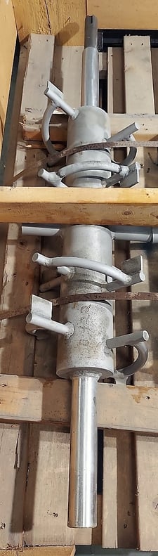 12" diameter x 2.2' long, Acrison, Feeder, Overwrap Screw Left Hand Twist, Stainless Steel, 53.5" L w/Shaft