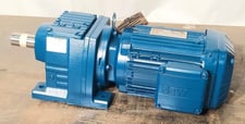 2 HP 1767/59 RPM Sew-Eurodrive, Inverter Duty w/Gearbox, 3 Phase, 60 Hz, 30.18:1 Ratio, 6/3 Amps, 230/460 V