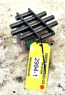 Rare Earth Grate Magnet, 9" diameter, (5 available) Bars