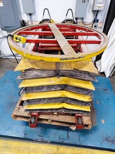Southworth, Portable Electric Hydraulic Turntable Lift, 2000 lbs. capacity, 43" diameter Turn Table, 32" Lift