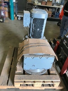 24.8 HP @ 1760/42 RPM, Eurodrive #FAF127-DRE180, Agitator Gear Motor, runs a liquid mixer, 18.5 kW, 230/460 V