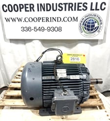 25 HP 885 RPM Westinghouse, Electric Motor, Frame 326T, 3 Phase, 60 Hz, 65/32.5 Amps, 230/460 V