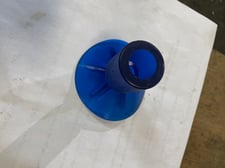 Suction Cups, for Slip Sheet Dispenser & Other Packaging Applications, Blue, (190) 2.25" diameter x 1.25" L