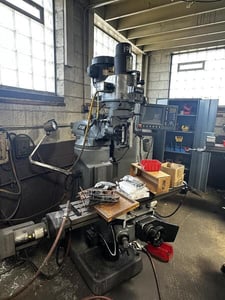 Bridgeport #Series-I, CNC knee mill, 9" x48" tbl., 2 HP, 33.5" X, 15" Y, 12" Z, 3500 RPM, Acu-Rite 2-Axis