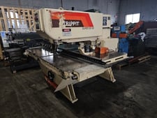 30 Ton, Strippit #3030, 1-1/4" & 3-1/2" holders, gauging, tooling, 1990, stock number 7195