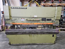88 Ton, Komatsu, Hydraulic Press Brake, 10' 2" overall, 6" stroke, 4" ram adj, 13.6" open height, manual