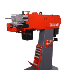 4" RMT #TN-FAB-4, belt combination machine, 4" x 6' 7" belt, 6 FPM, w/Tube Notching, Coping Grinder