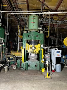 1200 Ton, Dominion, hydraulic press, 62" x 48" bed, 100 HP