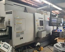 Okuma #LB-3000EXII-800MYW, CNC lathe, OSP CNC controls, 22.8" swing, 10" chuck, 3" bar, 2011