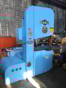 36" DoAll Zephyr #ZV-3620, High Velocity Bandsaw, 1000-15000 fpm, 15 hp, 230/460 V., 1994