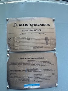 400 HP 1180 RPM Allis-Chalmers Allis-Chalmer, Frame 30ES8P-24, weather protected enclosure type 1 BB, VHS