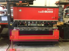 88 Ton, Amada #FBD-8025NT, 8-Axis, AMNC-PC control, 8.2' OA, 85" between housing, 2000