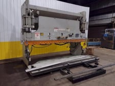350 Ton, Cincinnati #350CBx12, hydraulic press brake, 14' overall, 150" between housing, 10" stroke, 10"