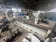 50" /130" x 362" LeBlond #4025-36, heavy duty sliding bed gap lathe, 58" chk, 4-jaw, 3" hole, Newall TB211000
