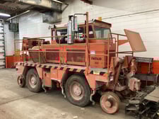 Mobile railcar mover, Shuttlewagon #SWX410, dual mode rai/road vehicle, 1996