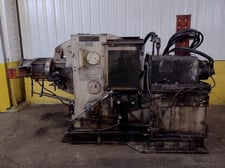 Medart / Meeco #3-RFPD, centerless bar peeler & turner, 1/2" to 3" capacity, 2 cutter heads, 3-30 FPM, 75 HP