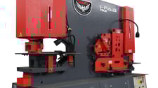 RMT I-FAB Series, ironworkers, 7 models, 50-192 Ton, 4" V press brake, 5 station, w/ notch, shear & punch