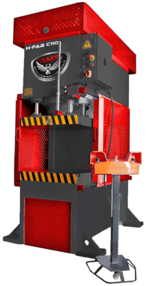 275 Ton, RMT H-FAB C Series, gap frame press, 6 models, custom sizes for any open H, bed, & stroke