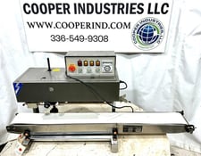 Jores #CBS-910C1-12M/DBF-900A, Ink Printing Continuous Sealer, 1-12 mm/min., 13" Sealer height, 5" width x
