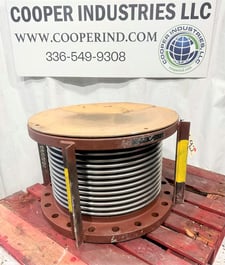 Stainless Steel Expansion Joint, 20.25" I.D. w/27.5" O.D. Flange, 100 psig, 600 F, Never Used, 2020
