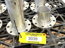 Stainless Weld on Pipe Fittings w/Stub Ends, 150 lb. Flange, 4" diameter, 4" Stubs, 6 Qty.