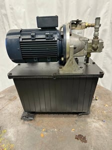2 HP Gammaflex #DC330082A, Hydraulic Power Pack w/Marzocchi Pump, 1745 RPM, 230/460 V, 2001