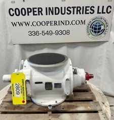 10" Nu-Con #DT-500, Rotary Airlock, Stainless Steel, 10" Inlet/Outlet, 13" H Inlet to Outlet, Rebuilt