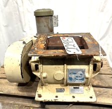 10" MAC #MD40, Rotary Airlock, Carbon Steel, 10" x 10" Inlet/Outlet, 12.75" H Inlet to Outlet, 0.75 HP