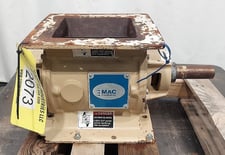 8" MAC #MD-20, Rotary Valve, Carbon Steel, 8" Inlet/Outlet w/12" Flange, 10.5" Inlet to Outlet