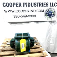 6" Buhler-Maag, Rotary Airlock, Carbon Steel, 6" x 8" Inlet/Outlet w/10.75" x 9.5" Flange, 13" H Inlet to