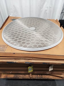 60" Self Cleaning Screens w/Scarifier Rings For Midwestern/Sweco/Kason/Galaxy Sivtek Screeners, Priced Each