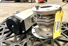 4" Rotork, Split Bodied Full Port Stainless Ball Valve w/Air Actuator, 150 psi, 2020