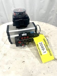 Tork-Mate #890-2250-DA, Pneumatic Actuator, previously used for 10" Butterfly Valve